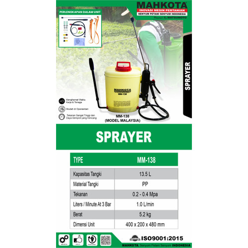 [EZM.0700056] Alat Sprayer MM 138 Mahkota