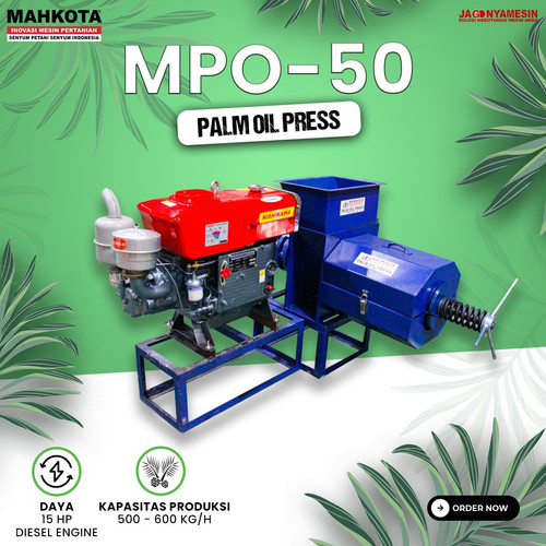 [EZM.0700169] MAHKOTA MESIN PERAS MINYAK SAWIT PALM OIL PRESS MPO - 50
