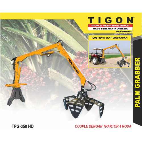[EZM.0700189] MESIN PENJEPIT TANDAN SAWIT | PALM GRABBER | TIGON TPG-350 HD