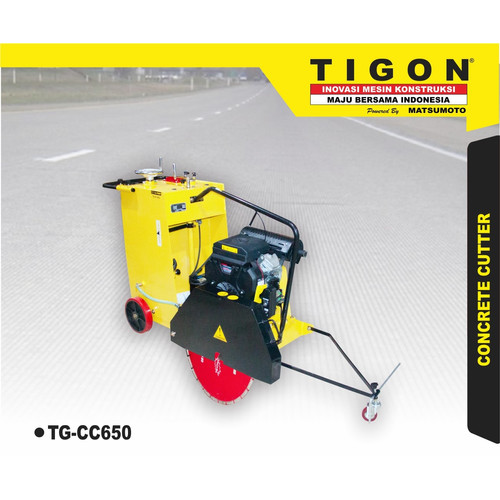 [EZM.0700202] TIGON MESIN POTONG ASPAL CONCRETE CUTTER TG-CC650 ( EXCLUDE BLADE )