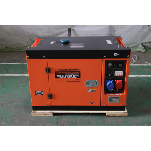 [EZM.0700532] MESIN GENSET GENERATOR DIESEL SILENT MDG - 7900 ST1 (Double Voltage)