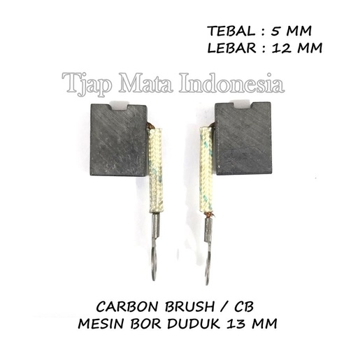 [EZM.0601699] Carbon Brush / CB, Mesin Bor  Tangan / Hand Drill 13 MM (5 X 10 MM)