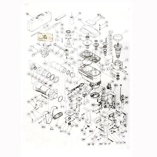 [EZM.0601700] TJAP MATA / CAP MATA Spart Part Elc Hammer PH65 No.79D - Switch