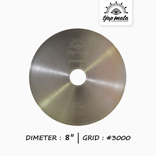 [EZM.0601718] TJAP MATA / CAP MATA Diamond Lapping Wheel 8" #3000