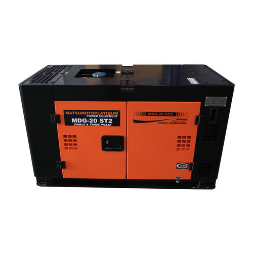 [EZM.0700029] Genset Silent Platinum (20 KVA Dual Voltage)  100% tembaga Original Bergaransi