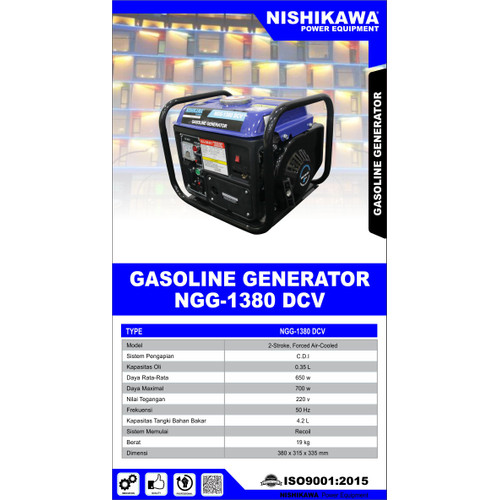 [EZM.0700036] Promo Spesial Banting Harga Genset Bensin 1 phase 3000 watt Original