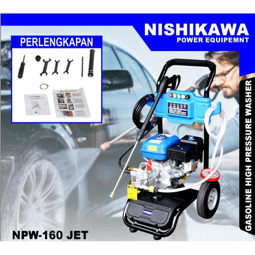 [EZM.0700183] GASOLINE HIGH PRESSURE WASHER NISHIKAWA NPW-160 JET