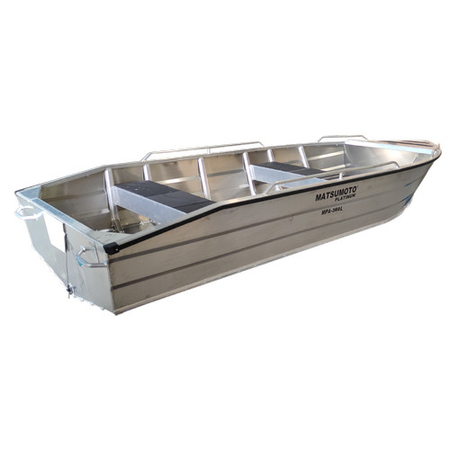 [EZM.0700421] perahu aluminium boat 9 orang size 4.2 meter 420 L bergaransi