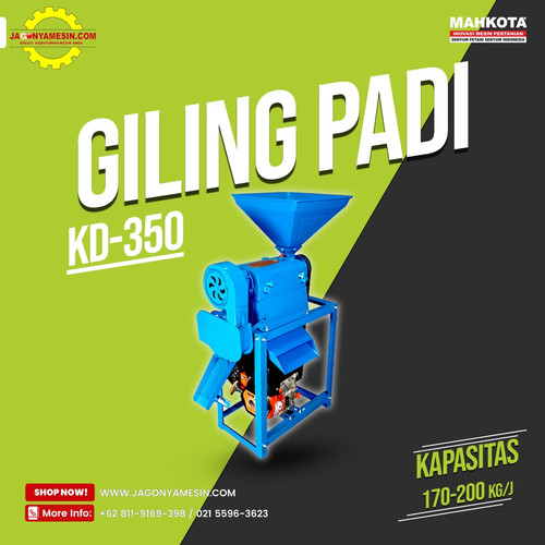 [EZM.0700500] MAHKOTA MESIN GILING PADI DAN JAGUNG RICE MILL TYPE KD - 350