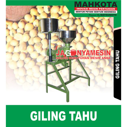 [EZM.0700505] MESIN GILING TAHU DAN KEDELAI MAHKOTA KD - 8 T ( GARANSI RESMI)