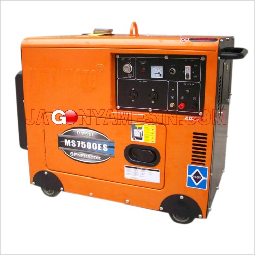 [EZM.0700533] mesin genset generator diesel silent 7500 es 5500 watt
