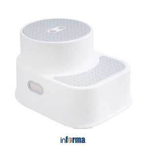 [EZO.0602511] Informa Bangku Pijak Collapsible - Abu-Abu Step Stool Bangku Lipat Mini Anti Slip Kursi Pijakan Serbaguna