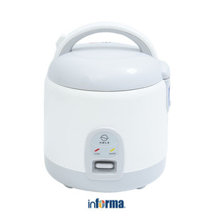[EZO.0602513] Informa Kels 300 ml Heyli Rice Cooker Mini - Abu-Abu Magic Jar Magic Com Penanak Nasi Alat Masak Beras Elektronik Dapur