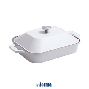 [EZO.0601952] Informa Cooking Color Yoora Panci Panggang Rectangular Oven Pan Pot Masak Kuah Sup Peralatan Masak Perlengkapan Dapur Cookware
