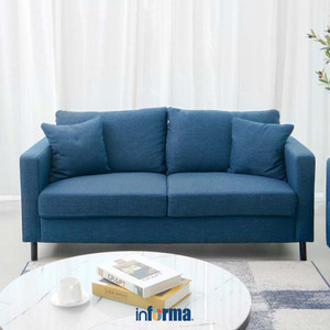 [EZO.0601145] Informa Nordia Anniston Sofa Fabric 2 Seater Dallas Tempat Duduk Empuk Sofa Ruang Tamu Furniture Indoor Rumah Fabric Couch