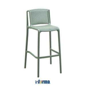 [EZO.0601116] Informa Frita Kursi Bar Bar Stool Kursi Kafe Bartending Dengan Sandaran Furniture Ruang Makan
