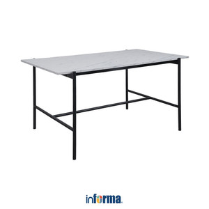 [EZO.0602622] Informa Jordie Meja Makan - Abu-Abu Dining Table Dinner Table Meja Kursi Ruang Makan Aesthetic Furniture Dining Room