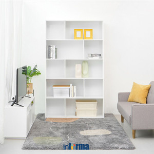 [EZO.0602236] Informa Rana Rak Buku 10 Kompartemen - Putih Bookshelf Books Storage Cabinet Kabinet Tempat Buku Dan Majalah Rak Pajangan Serbaguna