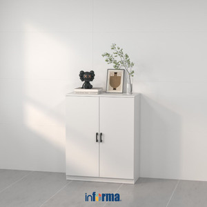 [EZO.0601374] Informa Luca Lemari Kabinet 2 Pintu - Putih