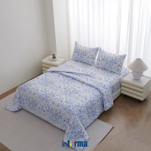 [EZO.0602488] Informa 180X200 cm Set 6 Pcs Seprai King Microfiber Verla Sprei Motif Seprai Aesthetic Seprei Sheet Set Bed Sheet Aksesoris Tempat Tidur Set Sarung Bantal Sarung Guling