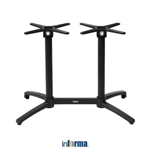 [EZO.0602477] Informa 50X95 cm Henzel Kaki Meja X-2 Table Base Part Rangka Kaki Meja Tiang Penyangga Meja