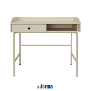 [EZO.0602411] Informa Petra Meja Kantor - Krem Office Table Furnitur Kantor Meja Kerja Belajar Serbaguna