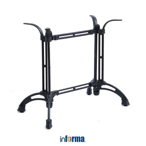 [EZO.0602346] Informa Elmeritha Kaki Meja Rectangle - Hitam Table Base Part Rangka Kaki Meja Tiang Penyangga Meja