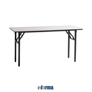[EZO.0601946] Informa Neo Yard Meja Lipat Serbaguna Rectangle - Abu-abu Dining Table Dinner Table Meja Kursi Ruang Makan Aesthetic Furniture Dining Room