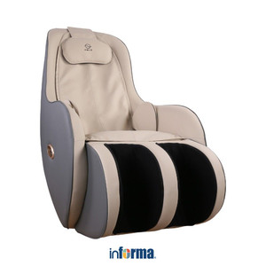 [EZO.0602008] Informa Kels Breeze Kursi Pijat - Abu-Abu/Krem Beige Massage Chair Sofa Pijat Relaksasi Elektrik Alat Terapi Spa