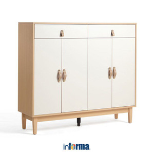 [EZO.0602207] Informa Louis Kabinet Sepatu Organizer Sandal Dan Sepatu Rak Lemari Alas Kaki Serbaguna Tempat Penyimpanan Sendal