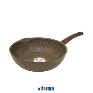 [EZO.0601909] Informa Cooking Color 28 cm Kent Penggorengan Wok Ceramic - Hijau