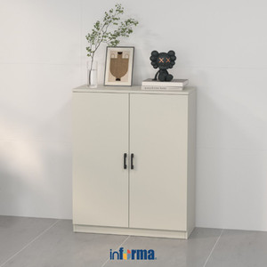 [EZO.0601373] Informa Luca Lemari Kabinet 2 Pintu - Krem Beige