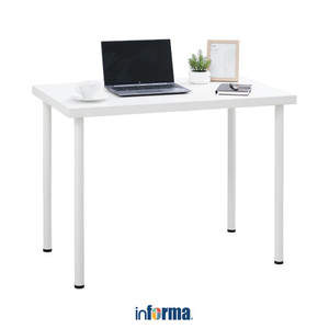 [EZO.0602566] Berka 100 Cm Meja Kantor - Putih