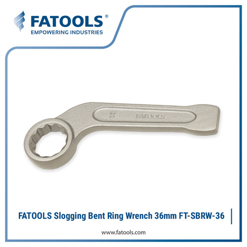[EZM.0800006] FATOOLS SBRW-36 Slogging Bent Ring Wrench 36mm Ring Pukul Bengkok
