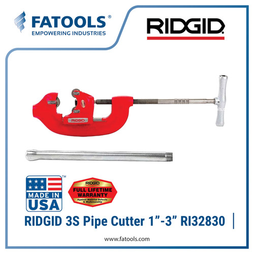 [EZM.0800012] RIDGID 32830 3S Pipe Cutter 1"-3" Pemotong Pipa Heavy Duty