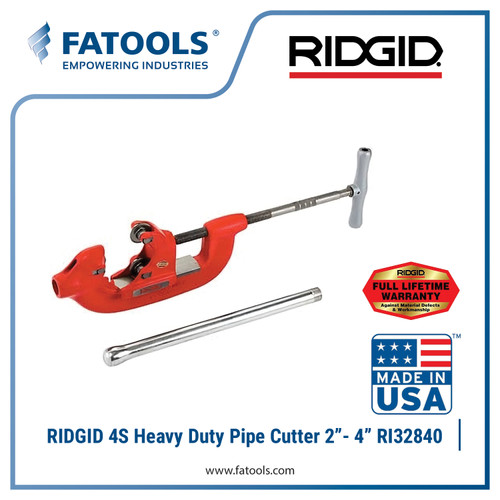 [EZM.0800025] RIDGID 32840 4S Pipe Cutter 2" - 4" Heavy Duty Alat Potong Pipa 4 Inci