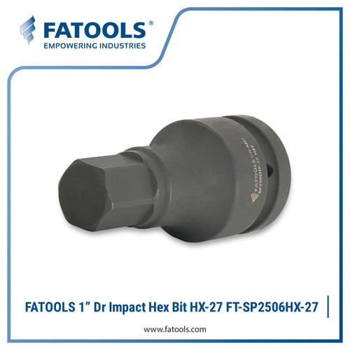 [EZM.0801538] FATOOLS SP2506HX-27 - 1" IMPACT SOCKET HEX BIT SIZE M27
