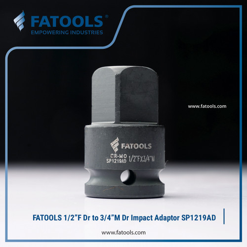 [EZM.0801624] FATOOLS SP1912AD 3/4" Female to 1/2" Male Impact Adaptor Socket