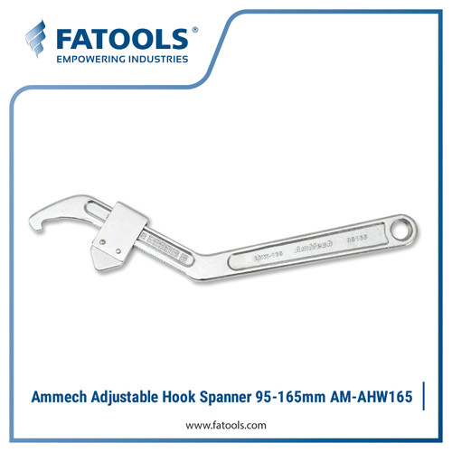 [EZM.0801935] FATOOLS AM-AHW165 ADJUSTABLE HOOK SPANNER SIZE ~ 165mm
