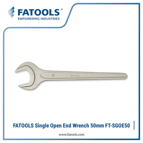 [EZM.0802004] FATOOLS SGOE50 SINGLE OPEN END WRENCH 50mm Kunci Pas Single DIN 894 CrV Vanadium