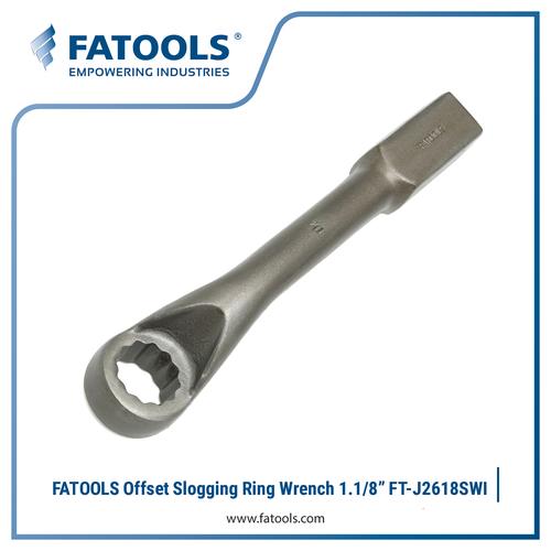 [EZM.0802064] FATOOLS J2618SWI - OFFSET RING SLOGGING WRENCH IMPERIAL SIZE 1.1/8"