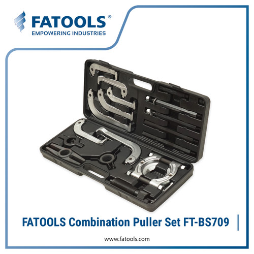 [EZM.0802590] FATOOLS BS709 Combination Puller Set 10 Ton 7mm - 60mm Treker 2 Leg 3 Leg Bearing Separator