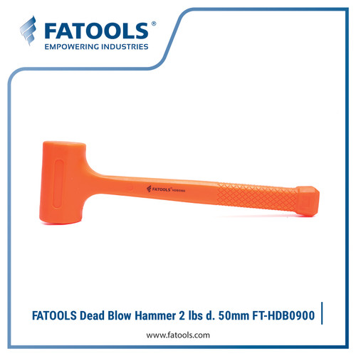 [EZM.0802698] FATOOLS FT-HDB0900 Dead Blow Hammer 2 Lbs D. 50mm Palu Karet