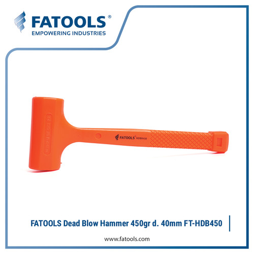 [EZM.0802699] FATOOLS FT-HDB0450 Dead Blow Hammer 1 LBS d. 40mm Palu Karet
