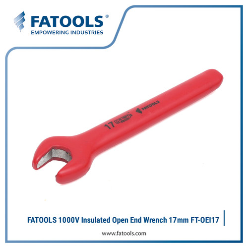 [EZM.0803064] FATOOLS OEI17 1000V Open End Wrench 17mm Kunci Pas Listrik PLN Spanner