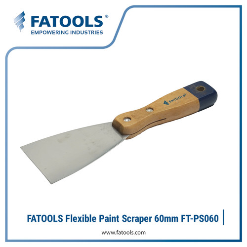 [EZM.0802442] FATOOLS PS060 Flexible Paint Scraper 60mm Kape Gagang Pengerok Cat