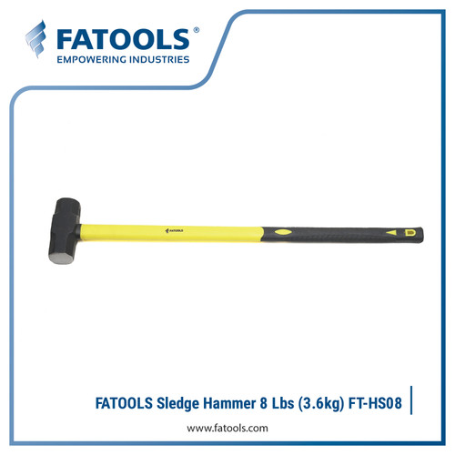 [EZM.0802691] FATOOLS HS08 Sledge Hammer w/ Fiberglass Handle 8 Lbs Palu Godam Bodem