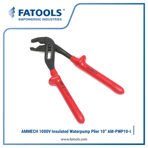 [EZM.0802787] Ammech PWP10-I 1000V Insulated Waterpump Plier 10" Fatools Tang Burung
