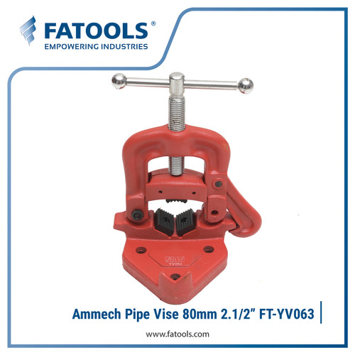 [EZM.0802955] AMMECH by FATOOLS YV063 Pipe Vise 2.1/2" 60mm Ragum Pipa Catok