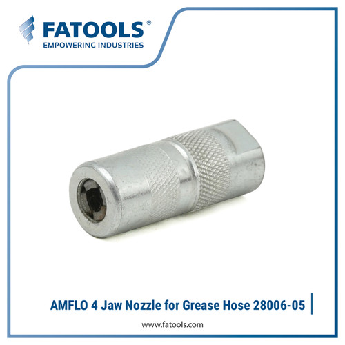 [EZM.0803000] AMFLO 28006-05 4 Jaw Nozzle for Grease Hose Fatools Oil Valve